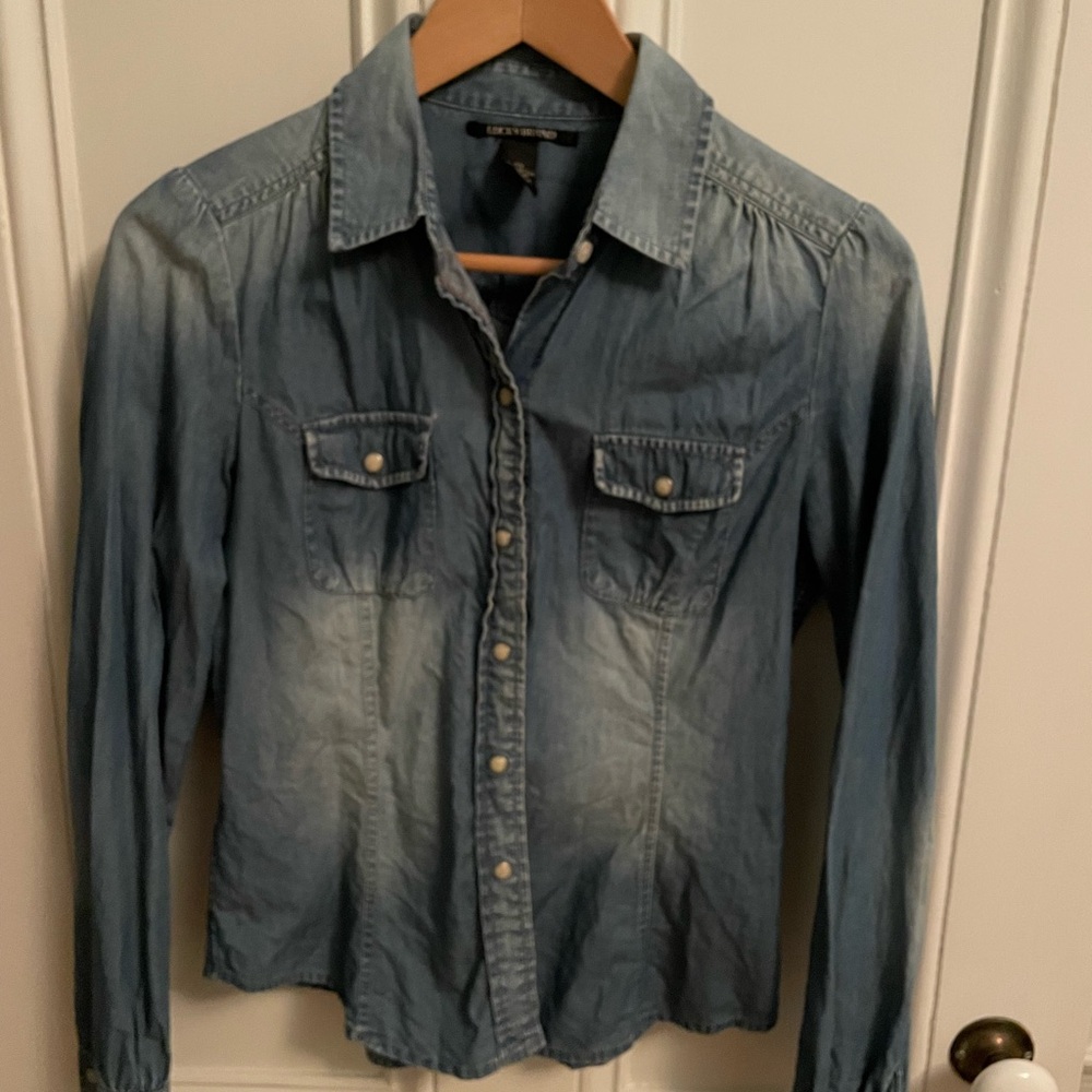 Lucky Brand Denim Button-Up Shirt